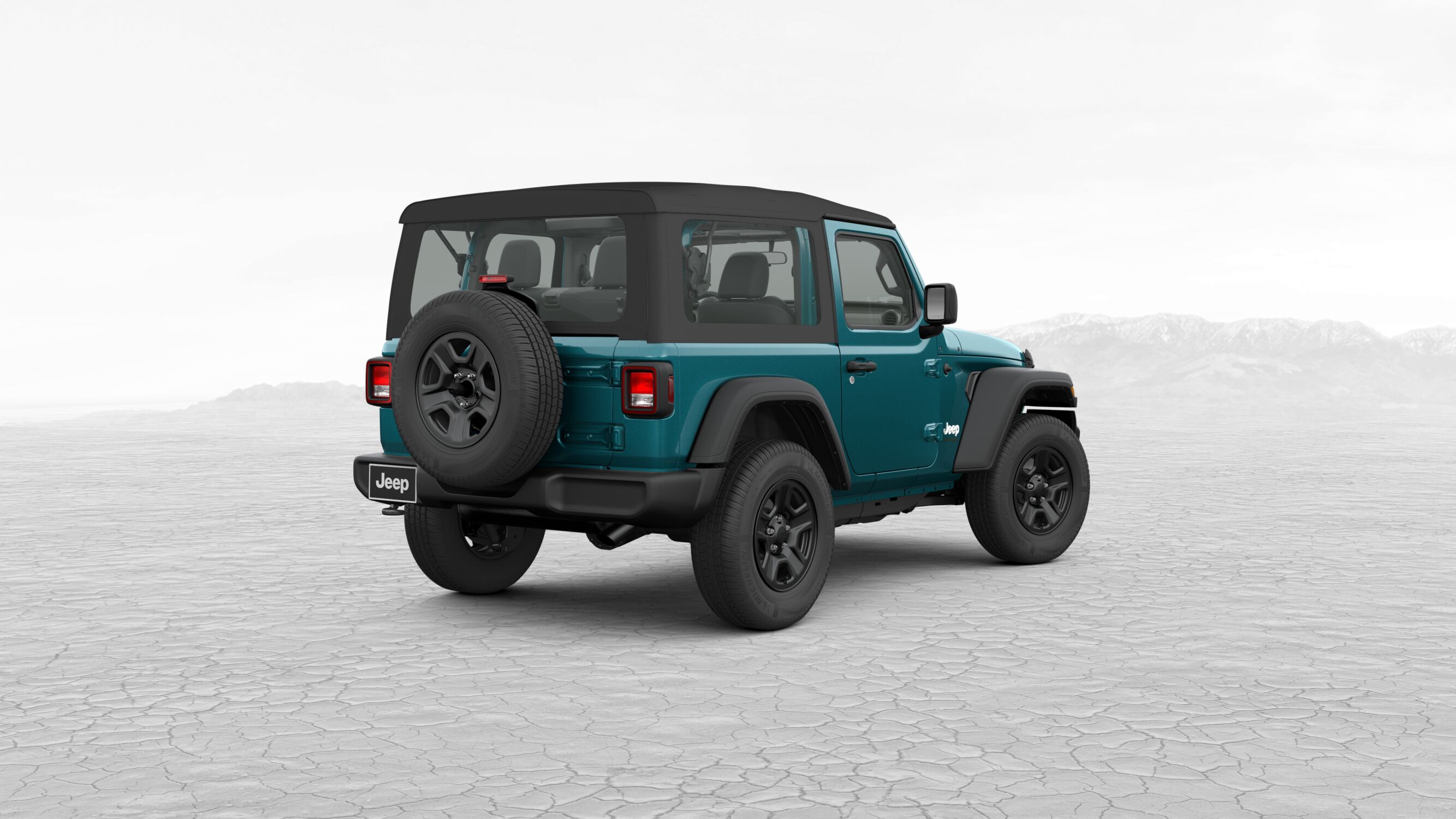 2019 Jeep Wrangler Sport Bikini Pearl Exterior Rear View Picture